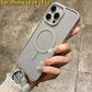 Retro Matte Transparent Magnetic Wireless Charging Compatible Case For iPhone 16 15 14 13 12 Pro Max - Shockproof PC Acrylic Hard Phone Cover