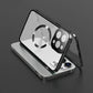 360 Full Protection Metal Magnetic Double Sided Phone Case For iPhone 16 15 14 13 12 Pro Max Plus For Magsafe Case Glass Magnetic Ring For Wireless Charging Snap Lock Full Cover