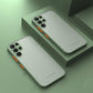 Armor Matte Phone Case For Samsung S25 S24 Ultra Plus S24 FE Shockproof Bumper Hard Case