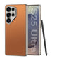 Business Lens Protector Plain Leather Phone Case for Samsung S25 S24 S23 Ultra Anti-Drop Full Cover Phone Case