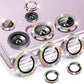 Glitter Camera Lens Protector Case 9H Tempered Glass Films Military-Grade Protection For Samsung S25 S25Plus S25Ultra S24Ultra S24 S24Plus S24FE