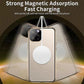 360 Full Protection Metal Magnetic Double Sided Phone Case For iPhone 16 15 14 13 12 Pro Max Plus For Magsafe Case Glass Magnetic Ring For Wireless Charging Snap Lock Full Cover