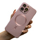 For iPhone 16 15 14 13 12 Pro Max Phone Case,  Metallic Paint Magnetic Soft Metallic Glossy Slim, Full Camera Cover Protection Support Wireless Charging Phone Case
