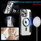 Wireless Charge Case for iPhone 16 15 14 13 Pro Max Magnetic Shockproof Flip Leather Shell Card Slot Hard PC Back Cover