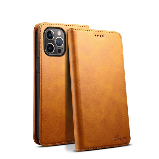 For iPhone 16ProMax 16 15 14 13 12 11 X/XS XR XSMax Phone Case, Smooth Surface Flip Wallet Case For Women Men Durable Faux Card Slot Leather Kickstand Magnetic Clasp Shockproof Phone Case