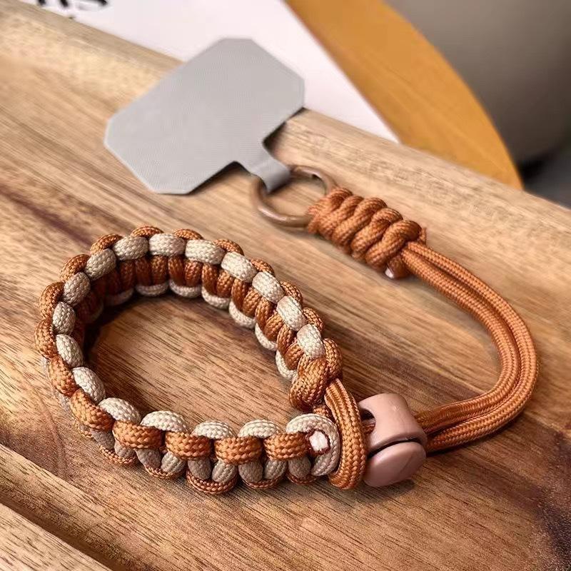 Mobile Phone Lanyard Short Wrist with Adjustable Woven Strap Fashion Outdoor Sports Anti Loss Phone Accessories