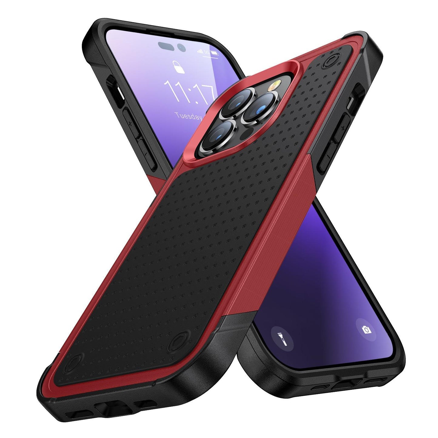 Anti-Dust Fall Heavy Duty Protection Shockproof Phone Case for iPhone 16ProMax 16 15 14 13 12 11 Hard Full Cover