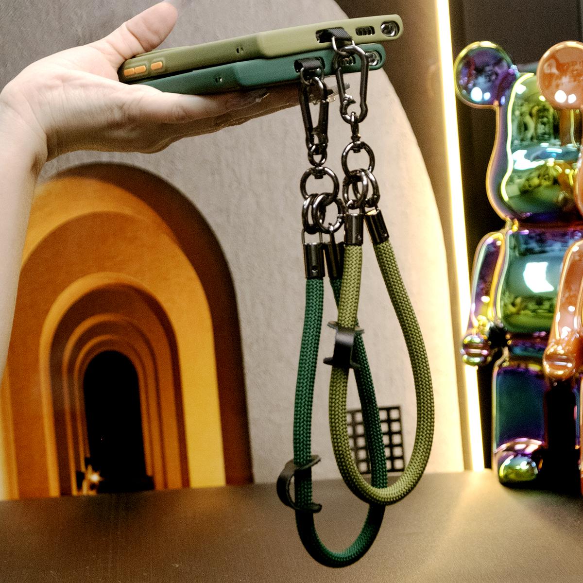 Luxury Matte Clear Support Magnetic With Multifunctional Climbing Rope For S25 S24 Ultra Plus S24FE
