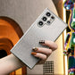 Glitter Transparent Gradient Plating Basic Phone Case For Samsung S25 S24 S23 S22 S21 Note20 Soft TPU Back Cover