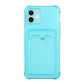 Transparent Card Slot TPU Four Corner Shockproof Phone Case For Samsung S25 S24 S23 S22 S21 Note20 A16 A15 A25 A35 A55 A06 Airbag Anti-Drop Clear Soft Full Cover