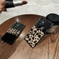 For Samsung S25Ultra S25 S24 S23 S22 S21 Phone Case, Luxury Glitter Mirror Leopard Pattern Plating Acrylic, Camera Protection Hard Full Cover
