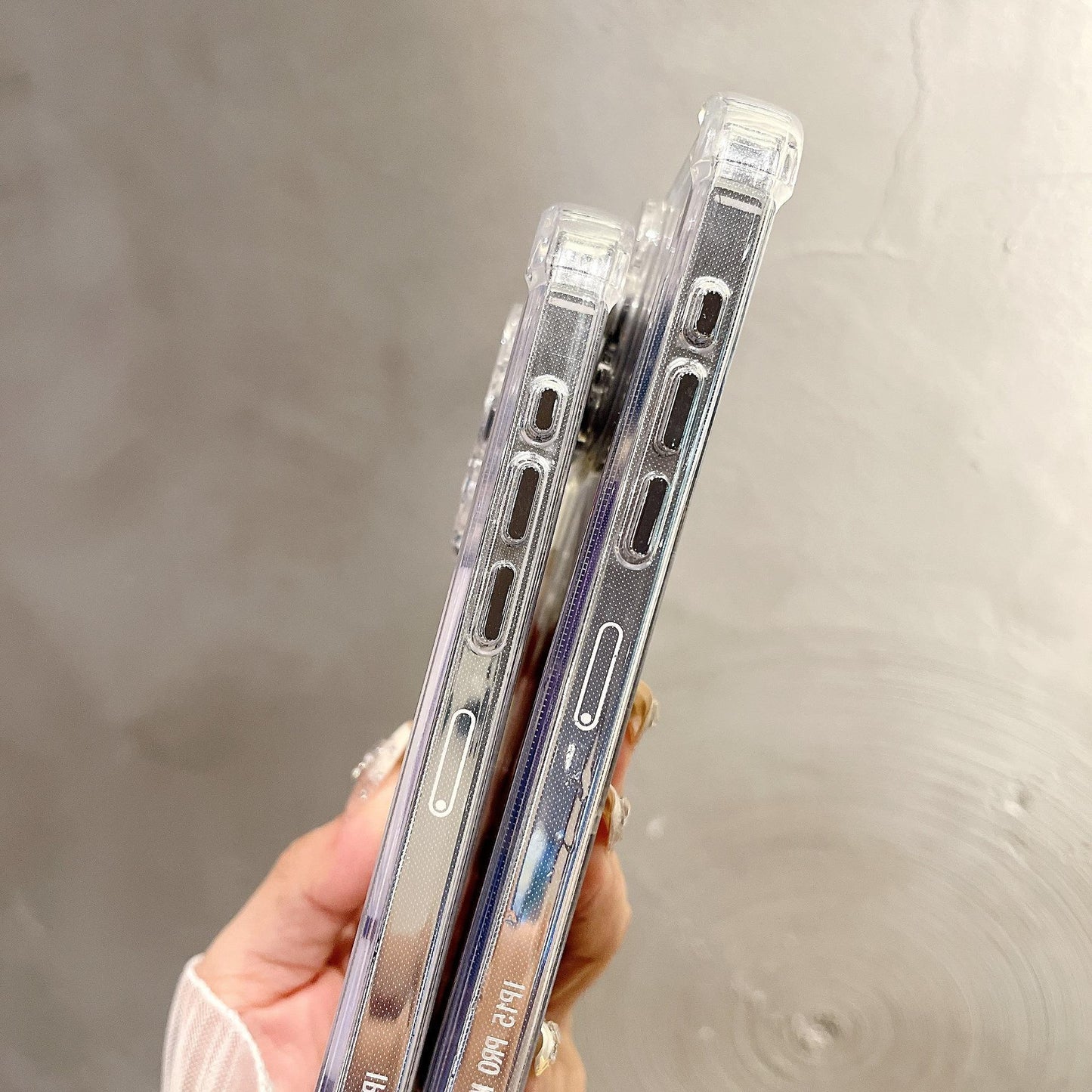 Acrylic Transparent Magnetic High Protection Four Corner Shockproof Phone Case For iPhone 16ProMax 15 14 13 12 Not Yellowing Clear Hard Full Cover