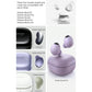 Cover For Samsung Galaxy Buds 2 Live FE Case Silicone Anti-fall Cover For Samsung Buds Pro 2 Earphone Accessories With Keychain