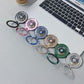 Luxury Multi-color Spinning Magnetic 360 Degree Rotation Kickstand for iPhone Smart Phone Back Rotating Sticker Socket Bracket For Magsafe Phone Accessories