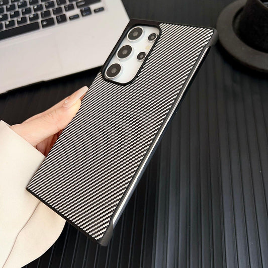 For Samsung S25Ultra S25+ S25 S24Ultra S24+ S24 Phone Case, Matte Cooling PC Frameless Leather Ultra Slim, Camera Protection Cover Hard Cover