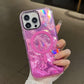 Glacier Texture Magsafe Wireless Charging Case For Samsung S25 S24 S23 S22 Ultra Plus FE Gradient Magnetic Back Cover