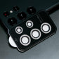 Diamond 9H Tempered Glass Camera Lens Protector Alloy Ring Cover for Samsung Galaxy S25 Ultra S24 Ultra