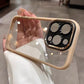 Crystal High Definition Clear Phone Case For iPhone 16ProMax 16 15 14 13 12 11 Pro Max Plus Transparent HD Metal Len Protection Hardware Hard Full Cover
