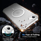 Colorful Matte Clear Strong Magnetic Four Corner Slim PC Phone Case For iPhone 16ProMax 16 15 14 13 12 Transparent Skin Feel Bumper Shockproof Hard Full Cover
