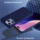 For S25Ultra S25 S24 S23 Phone Case, Thin Magnetic Cooling PC Luxury Metal Camera Frame Protection For Magsafe Heat Dissipation Hard Full Cover