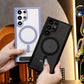 Transparent Magnetic Shockproof Hard Phone Case With Multifunctional Climbing Rope For Samsung S25 S25Plus S25Ultra S24 S24FE S24Plus S24Ultra Candy Color Edges Clear Acrylic Cover