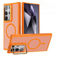 For Samsung S25Ultra S25 S24 S23 S21FE S20FE Strong Magnetic Phone Case, Glass Camera Kickstand Protection, Matte Case Acrylic Four Corner Shockproof Bumper Hand Feel Hard Full Cover