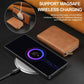 For Samsung S25 S24 S23 A16 A15 A36 A35 A56 A55 A53 Leather Phone Case with Strong Magnetic Wallet, Anti-Fall Card Bag Kickstand for Magsafe Shockproof Business Hard Full Cover