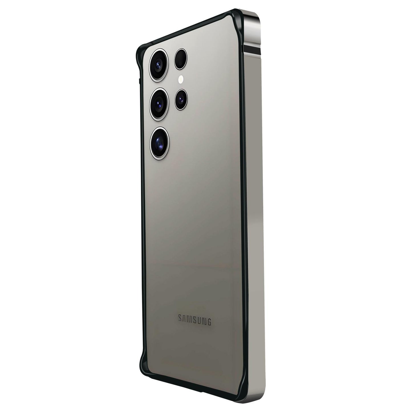 Ultra-Thin Full Metal Border TPU Anti-collision Angle Phone Case For Samsung S25Ultra Hand Feel Friendly Hard Full Cover