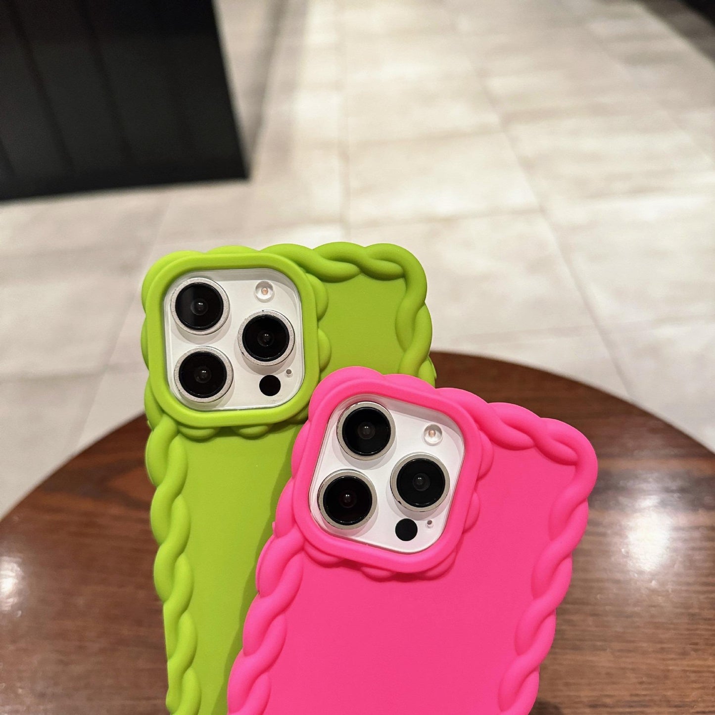 Fried Dough Twist TPU Matte Shockproof Phone Case For iPhone 16ProMax 15 14 13 12 11 Airbag Anti-Drop Soft Full Cover