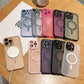 For iPhone 16ProMax 16 15 14 13 12 11 Plus Pro Max Phone Case, Matte Transparent Magnetic Acrylic Slim, Camera Len Protector Cover Protection Hard Full Cover