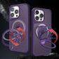 Slim PC Strong Magnetic Phone Case with 360 Rotating Metal Kickstand For iPhone 16ProMax 15 14 13 12 11 Skin Feel Bumper Shockproof Hard Full Cover