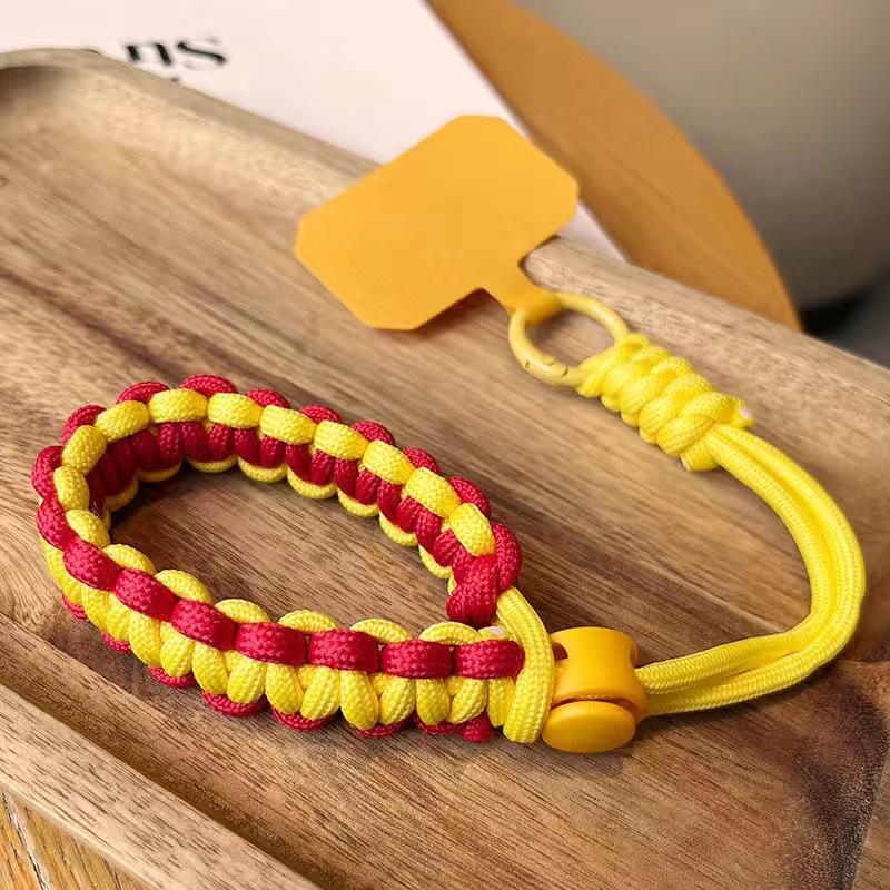 Mobile Phone Lanyard Short Wrist with Adjustable Woven Strap Fashion Outdoor Sports Anti Loss Phone Accessories