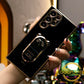 Panda Stand Plating Phone Case for Samsung S25Ultra S25Plus S25 S24Ultra S24Plus S24 S24FE