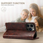 For Samsung S25 S24 S23 S22 Note20 Ultra Plus Phone Case, Smooth Surface Flip Wallet Case For Women Men Durable Faux Card Slot Leather Kickstand Magnetic Clasp Shockproof Phone Case