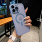 For iPhone 16ProMax 16 15 14 13 12 11 Plus Pro Max Phone Case, Matte Transparent C Pattern Magnetic Acrylic Slim, Camera Len Protector Cover Protection Hard Full Cover