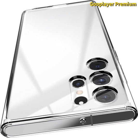 Clear Hard PC High Definition Phone Case for Samsung S25Ultra S25+ S25 S24 S24+ S24Ultra S23FE S23Ultra - Precise Camera Cutouts, Durable TPU and Polycarbonate Construction