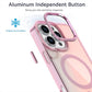 Slim Laser Gradient Chameleon Strong Magnetic For Magsafe Wireless Charging Phone Case For iPhone 16 15 14 13 12 11 Pro Max Plus Metal Frame TPU Acrylic Shockproof Hard Full Cover