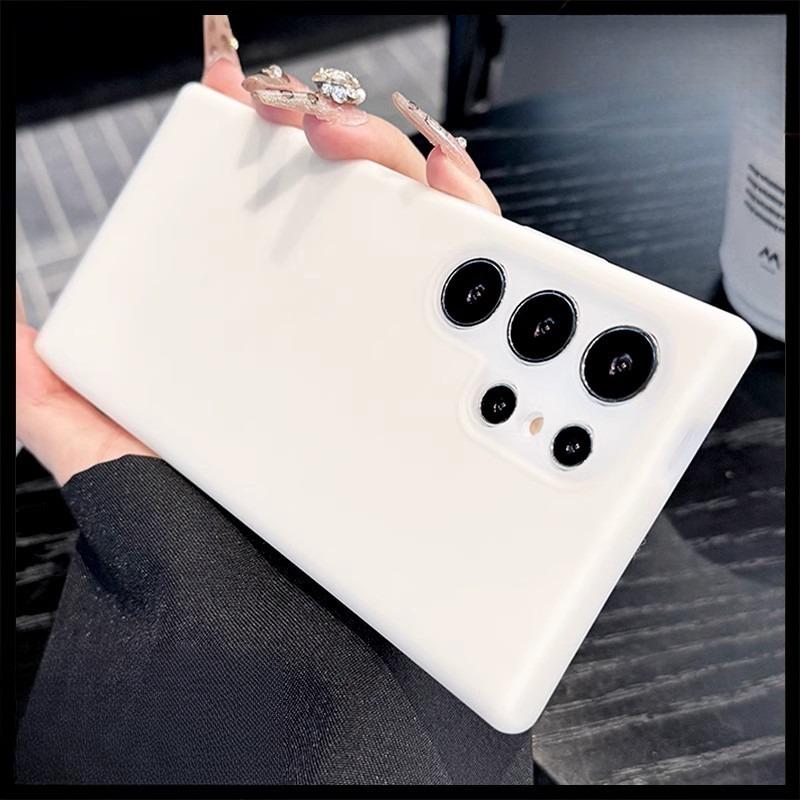 Luxury Lovely Liquid Silicone Jelly style Precision Len Protection Phone Case For Samsung S25Ultra S24FE S25 S24 S23, Soft Skin Feel Silicone Shockproof Soft Cover With Microfiber Lining