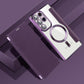 Luxury Flip Leather Magnetic Wireless Charging Phone Case For Samsung S25 S24 S23 S22 Stand Card Slots Bag Cover