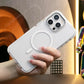 Two-tone High Definition Acrylic Magnetic For Magsafe Wireless Charging Case For iPhone 16 15 14 13 12 11 Pro Max Shockproof Clear Metal Camera Frame Hard Cover