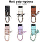 Luxury Silk Scarf Chian Leather Case For Samsung Galaxy Z Flip 6 Flip 5 Flip 4 Flip3 5G Luxury Crossbody Strap Smart Phone Cover