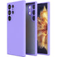 Slim Liquid Silicone Rubber Shockproof Phone Case for Samsung Galaxy S25 S25Plus S25Ultra S24 S24FE S24Plus S24Ultra , Soft Anti-Scratch Microfiber Lining Protection Case