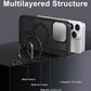 For S25Ultra S25 S24 S23 Phone Case, Thin Magnetic Cooling PC Luxury Metal Camera Frame Protection For Magsafe Heat Dissipation Hard Full Cover