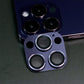 3D Metal Glass Camera Lens Protector Cover For iPhone 16 15 14 13 12 Plus Pro Max