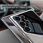 For Samsung S25Ultra S24Ultra S23Ultra Case, Leather Electroplate Cool Slim, Luxury Elegant Phone Case Camera Protection Shockproof Cover