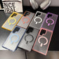Matte Clear Macaron Magnetic Phone Case For Samsung S25Ultra S25Plus S25 S24Ultra S24 S23FE S23 [Not Yellowing] [Skin Feel] Shockproof Hard Full Cover