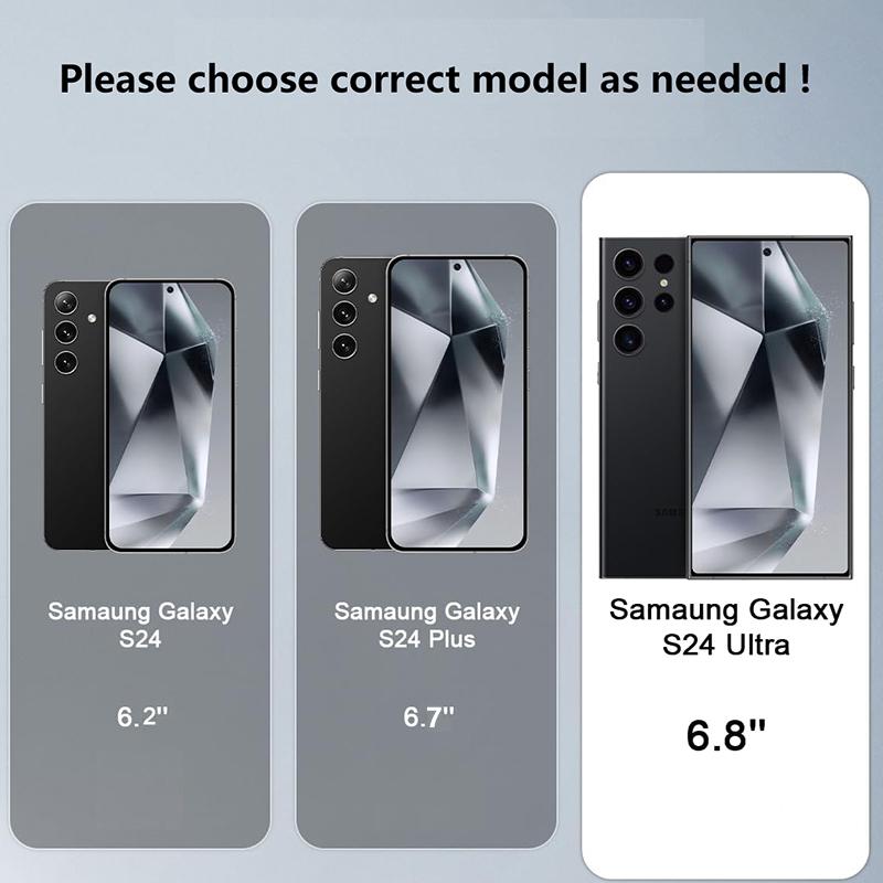 2 Pieces Anti Spy Privacy Tempered Glass for Samsung Galaxy S25 S24 Ultra Plus FE Screen Protector Protective Film Glass Full Cover