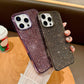 Luxury Rhinestone Glitter Plating Slim PC Phone Case For Samsung S25Ultra S24Ultra S23Ultra Hard Full Cover