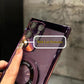 Ultra Slim Plating PC with Len Protector Cooling Phone Case with Metal Kickstand For Samsung S25Ultra S24 S23 S22 S21 Note20Ultra Shockproof Support Wireless Charging Hard Full Cover