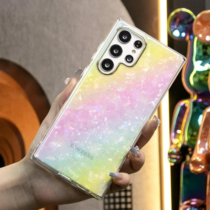 For iPhone 16 15 14 13 12 11 XR XSMax X/XS Phone Case, Leopard Shell Marbling Pattern, Glitter Colorful Luxury Elegant Camera Protection Shockproof Hard Cover